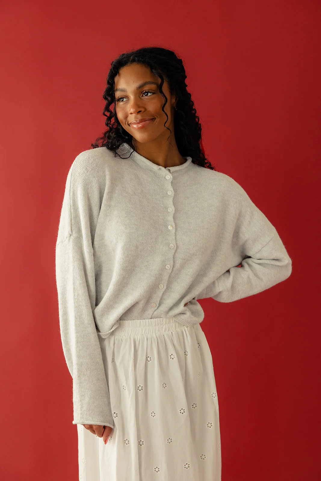 A Single Moment Button Up Cardigan - Image 76