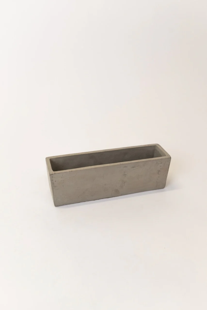 Cement Rectangle Vase - Image 3