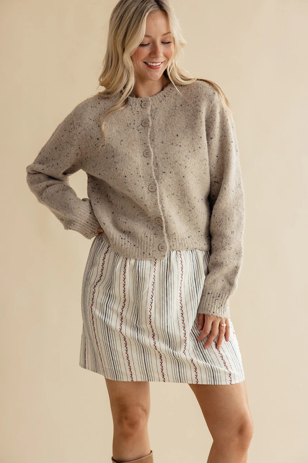 Defying Gravity Speckled Cardigan - Image 11