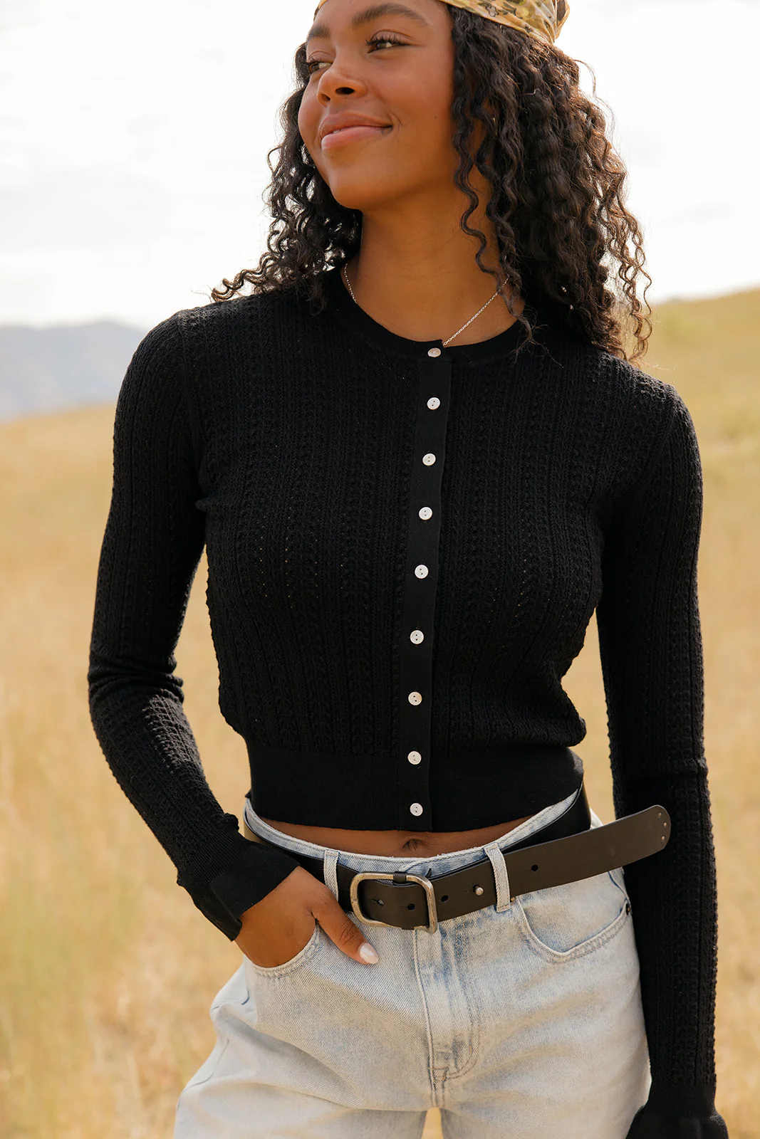 Edith Ruffle Cardigan - Image 4