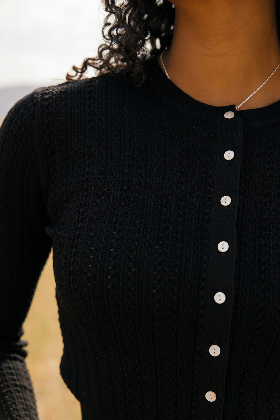 Edith Ruffle Cardigan - Image 7