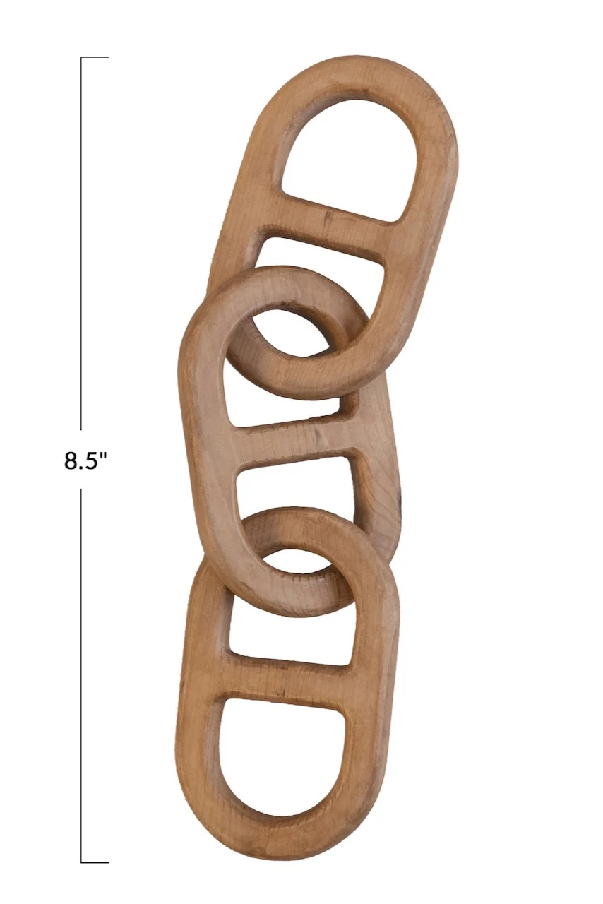 Ezra Wood Chain Decor - Image 11