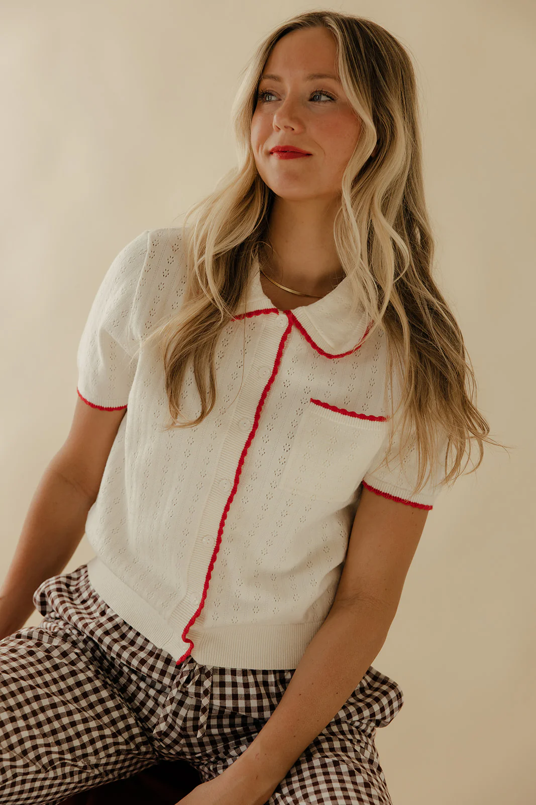 Heartstrings Knit Blouse - Image 3