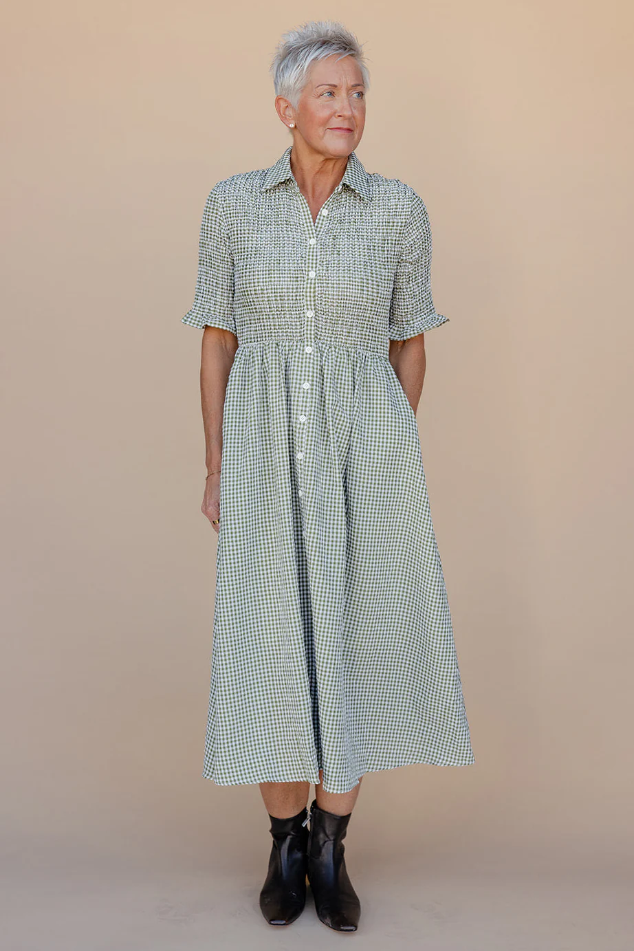 Ivy League Smocked Dress - Image 4