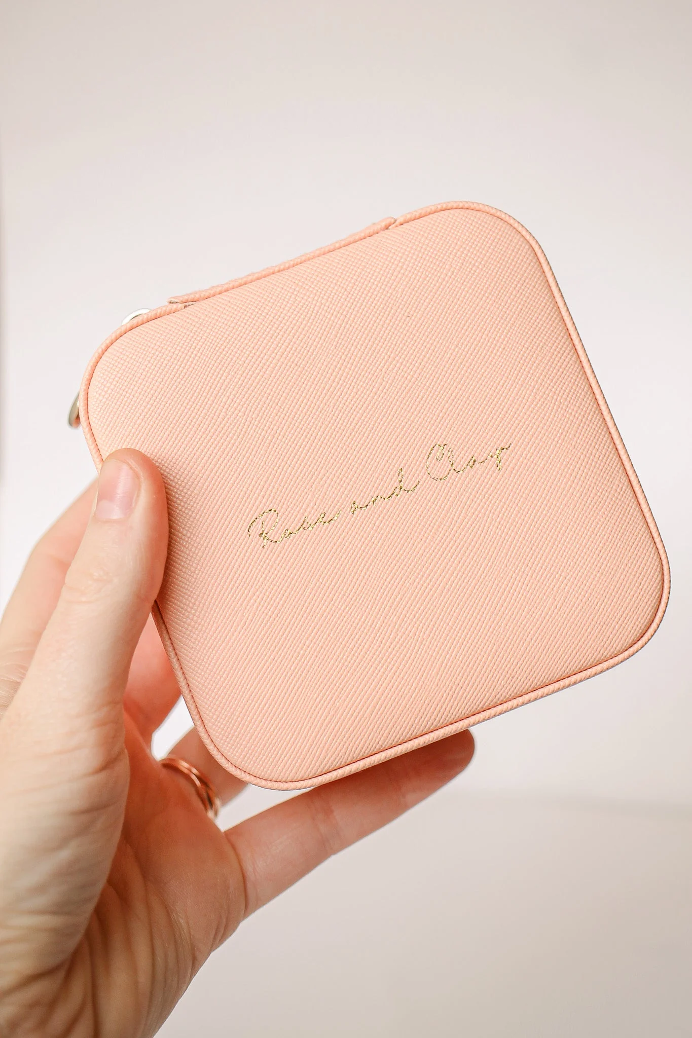 Jewelry Travel Case in Peach - Image 6