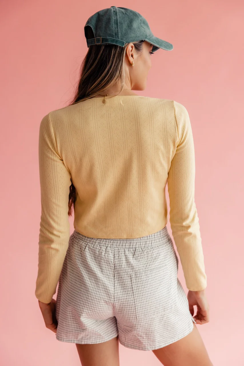 Just Friends Pointelle Cardigan - Image 4