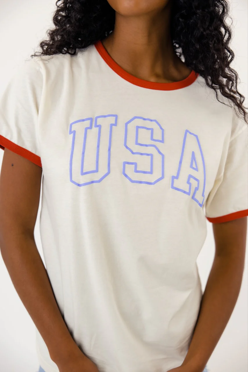 Kids in America Ringer Tee - Image 6