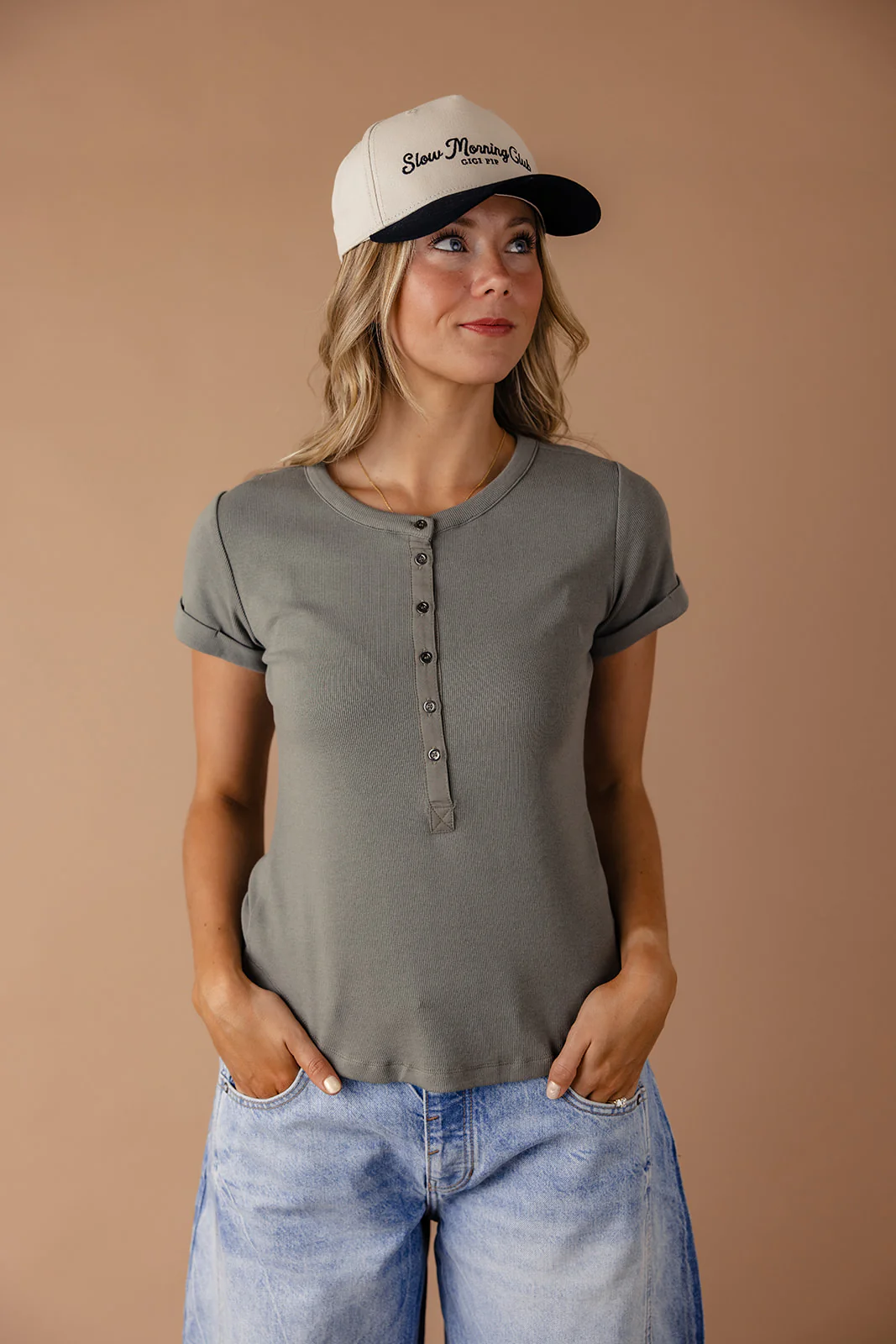 Maplewood Button Tee - Image 4