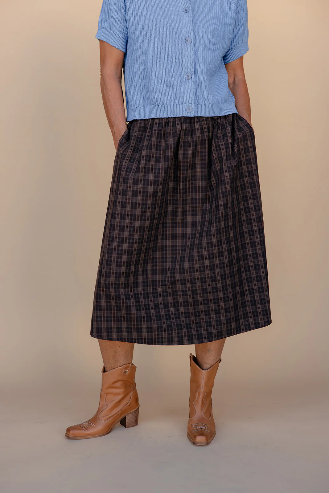 Plaid and Proper Midi Skirt - Image 8
