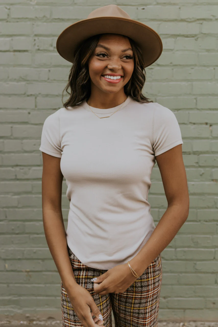 Sadie Solid Tee - Image 34