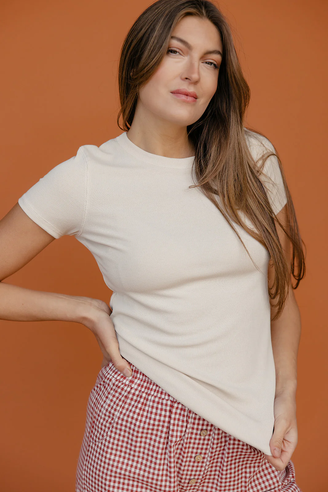 Sadie Solid Tee - Image 37