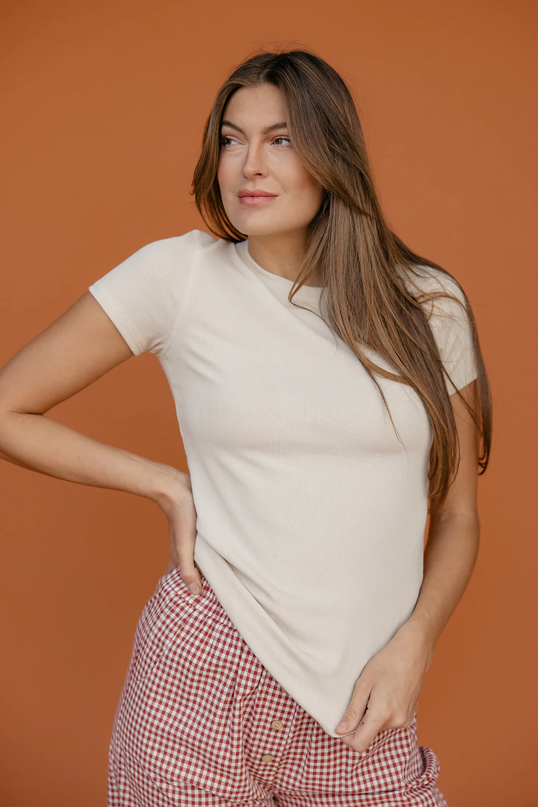 Sadie Solid Tee - Image 39