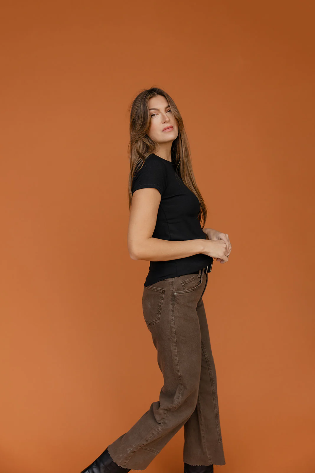 Sadie Solid Tee - Image 6