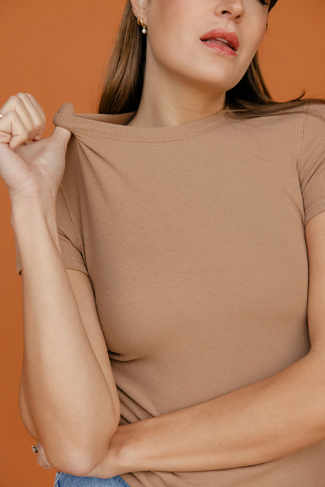 Sadie Solid Tee - Image 8