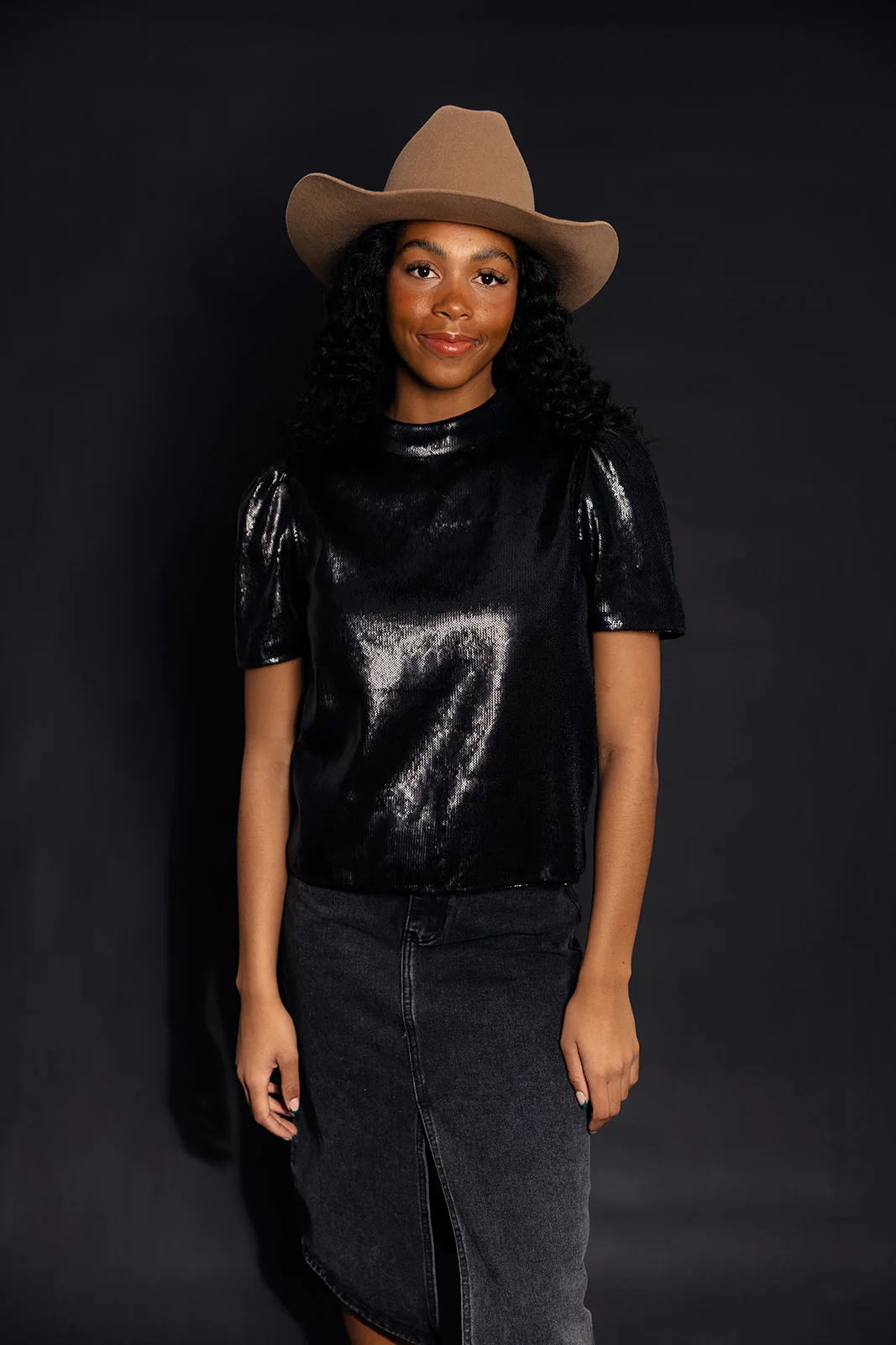 SALT Greenhaven Puff Sleeve Top - Image 3