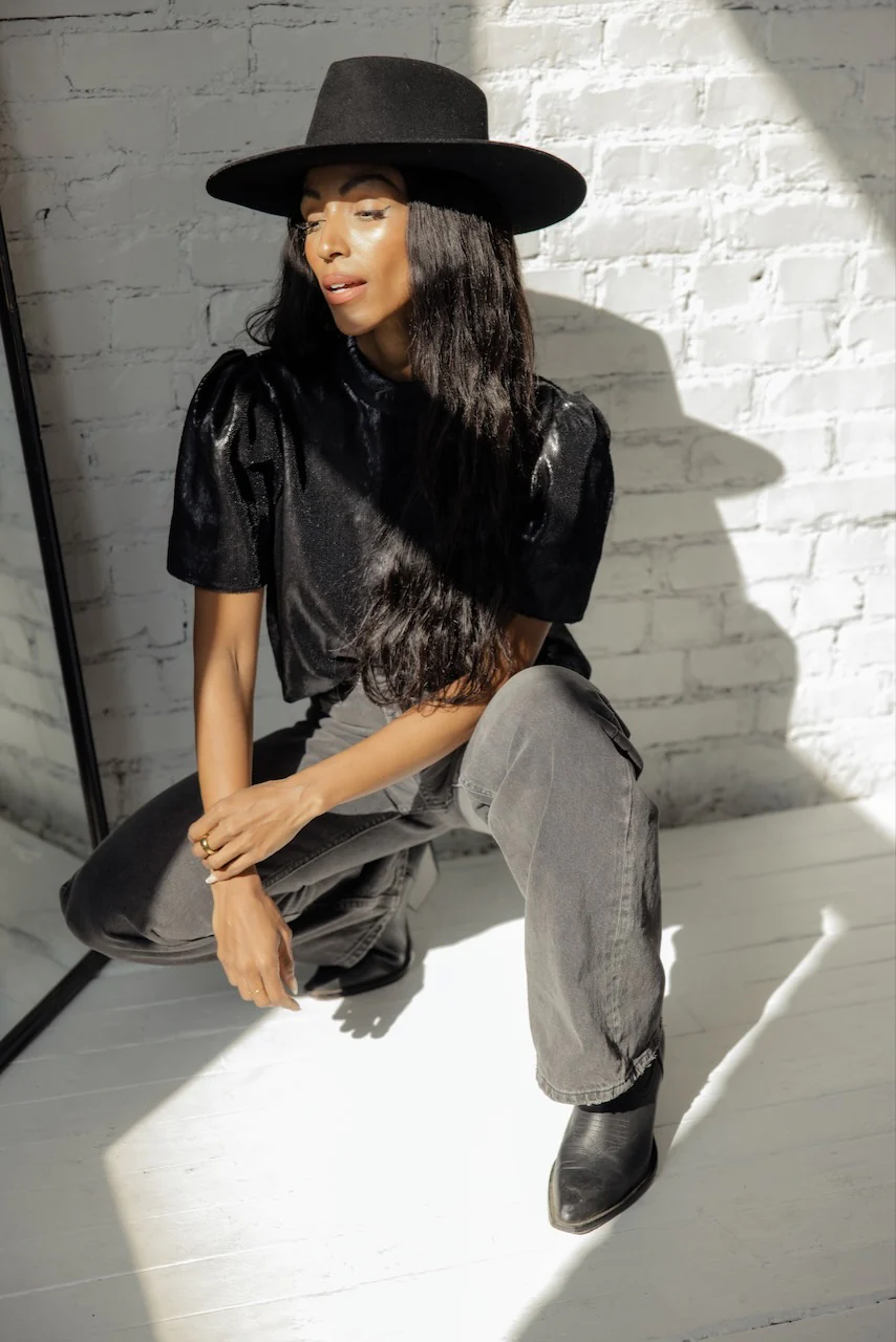 SALT Greenhaven Puff Sleeve Top - Image 4