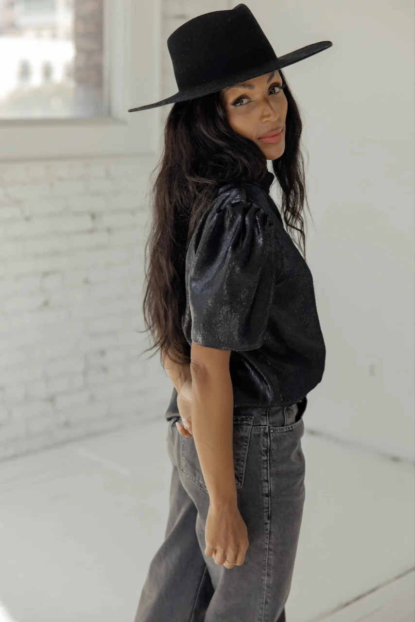 SALT Greenhaven Puff Sleeve Top - Image 9