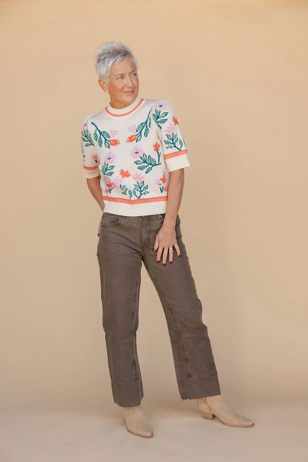 Sweet Things Floral Sweater - Image 8