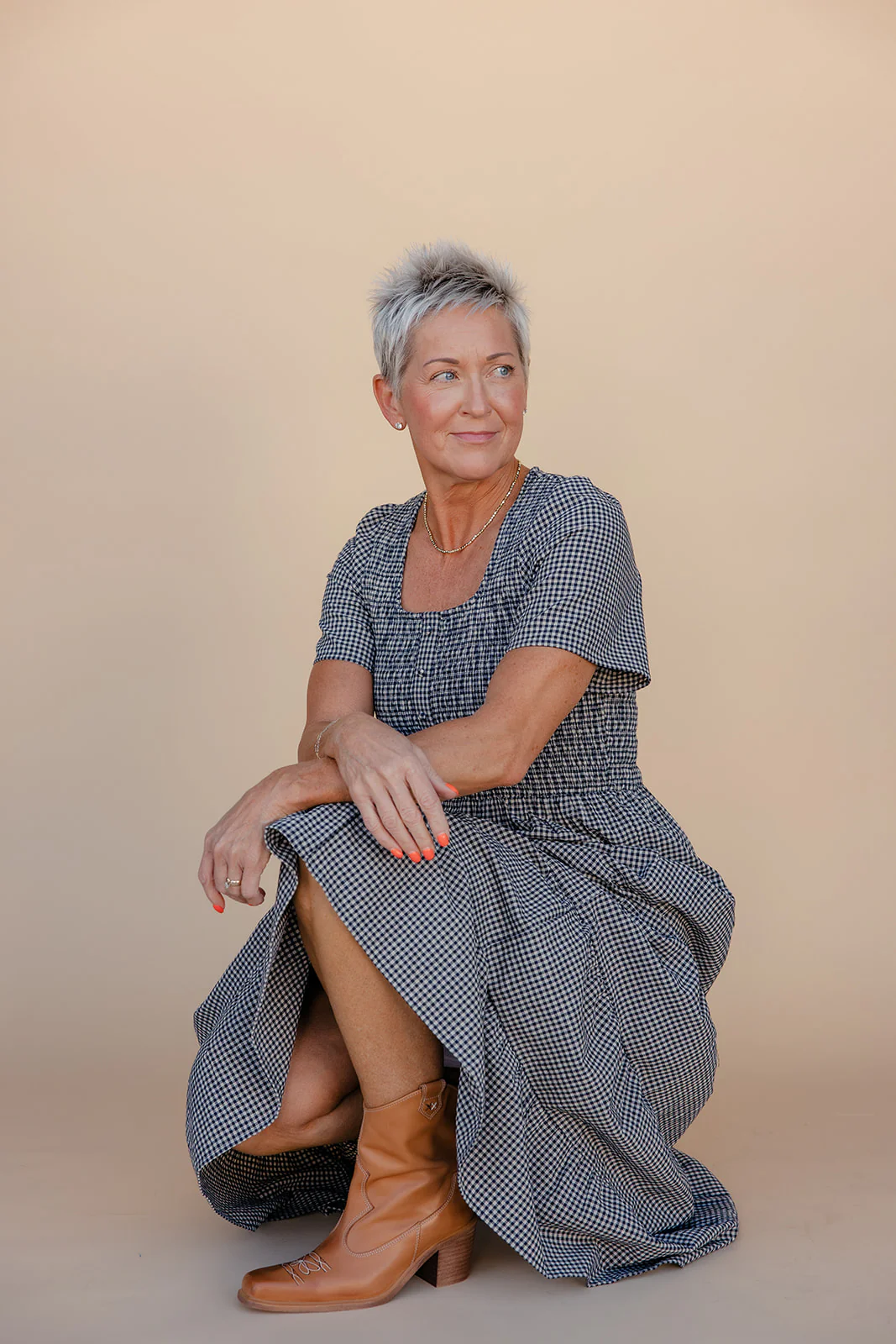 The Ava Mae Gingham Dress - Image 15