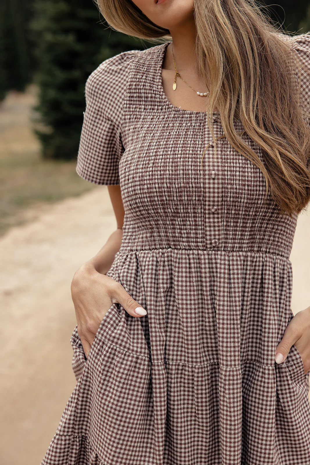 The Ava Mae Gingham Dress - Image 17
