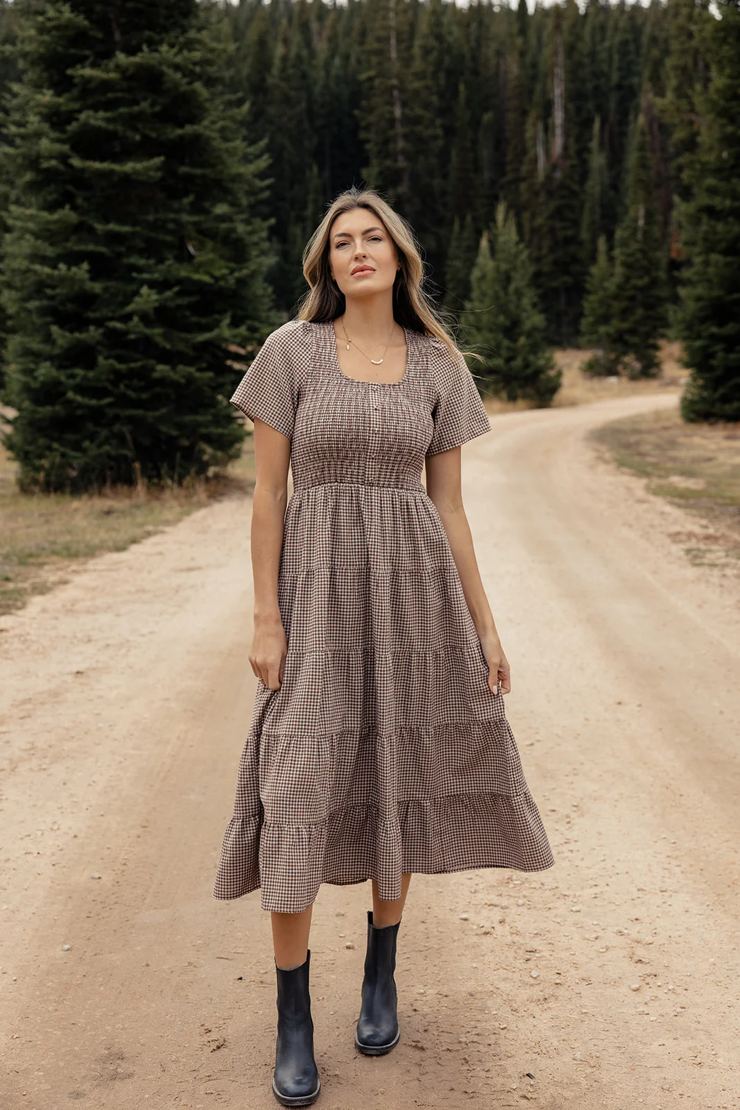 The Ava Mae Gingham Dress - Image 18