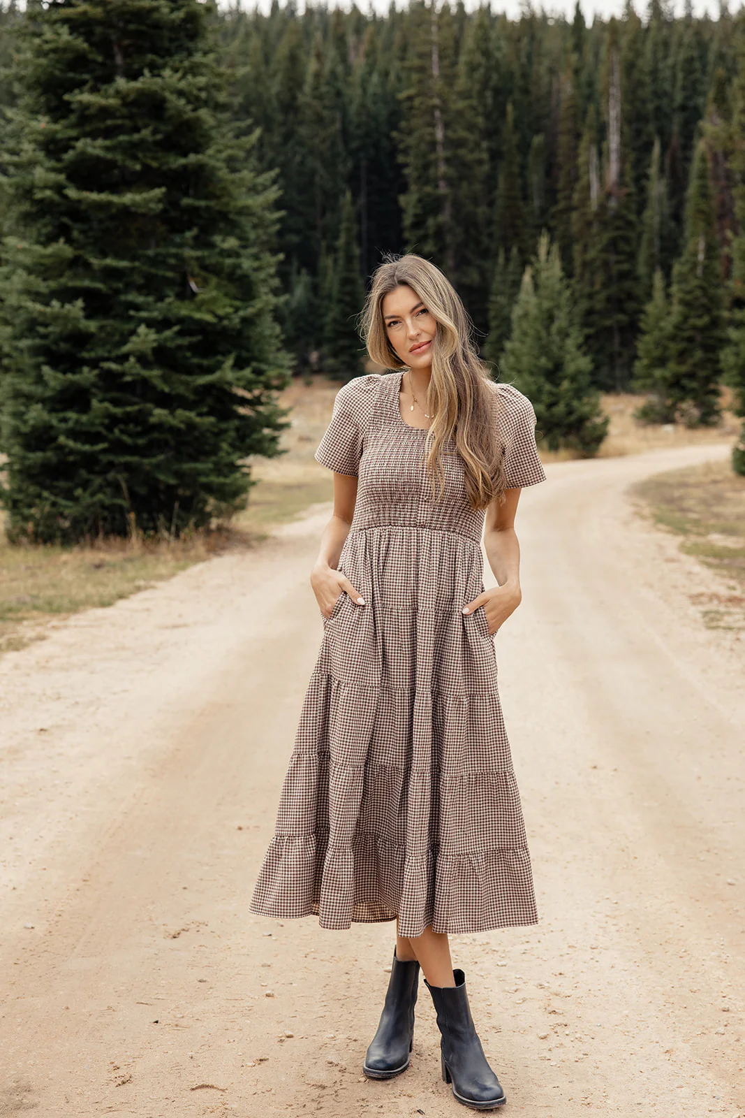 The Ava Mae Gingham Dress - Image 20