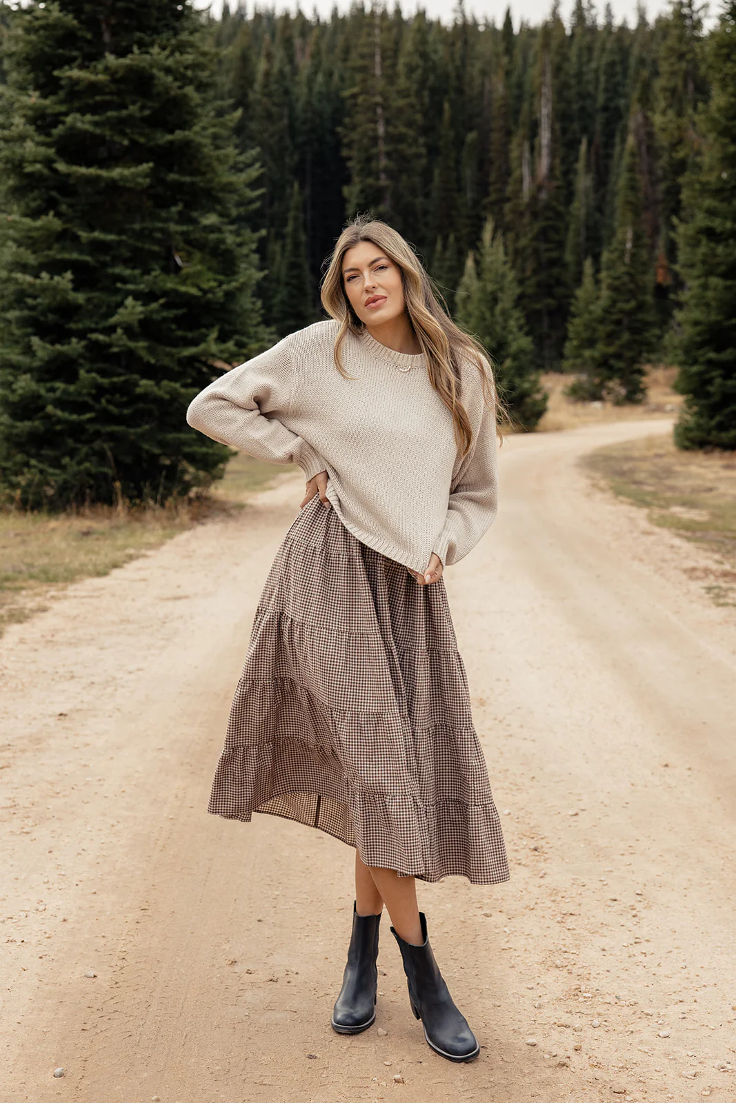 The Ava Mae Gingham Dress - Image 24