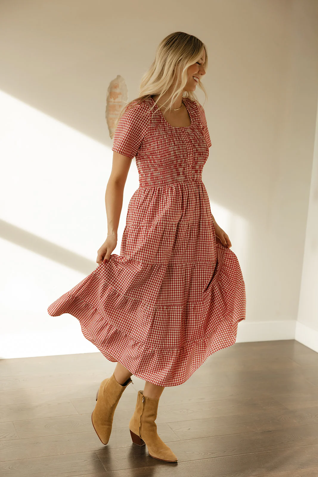 The Ava Mae Gingham Dress - Image 6