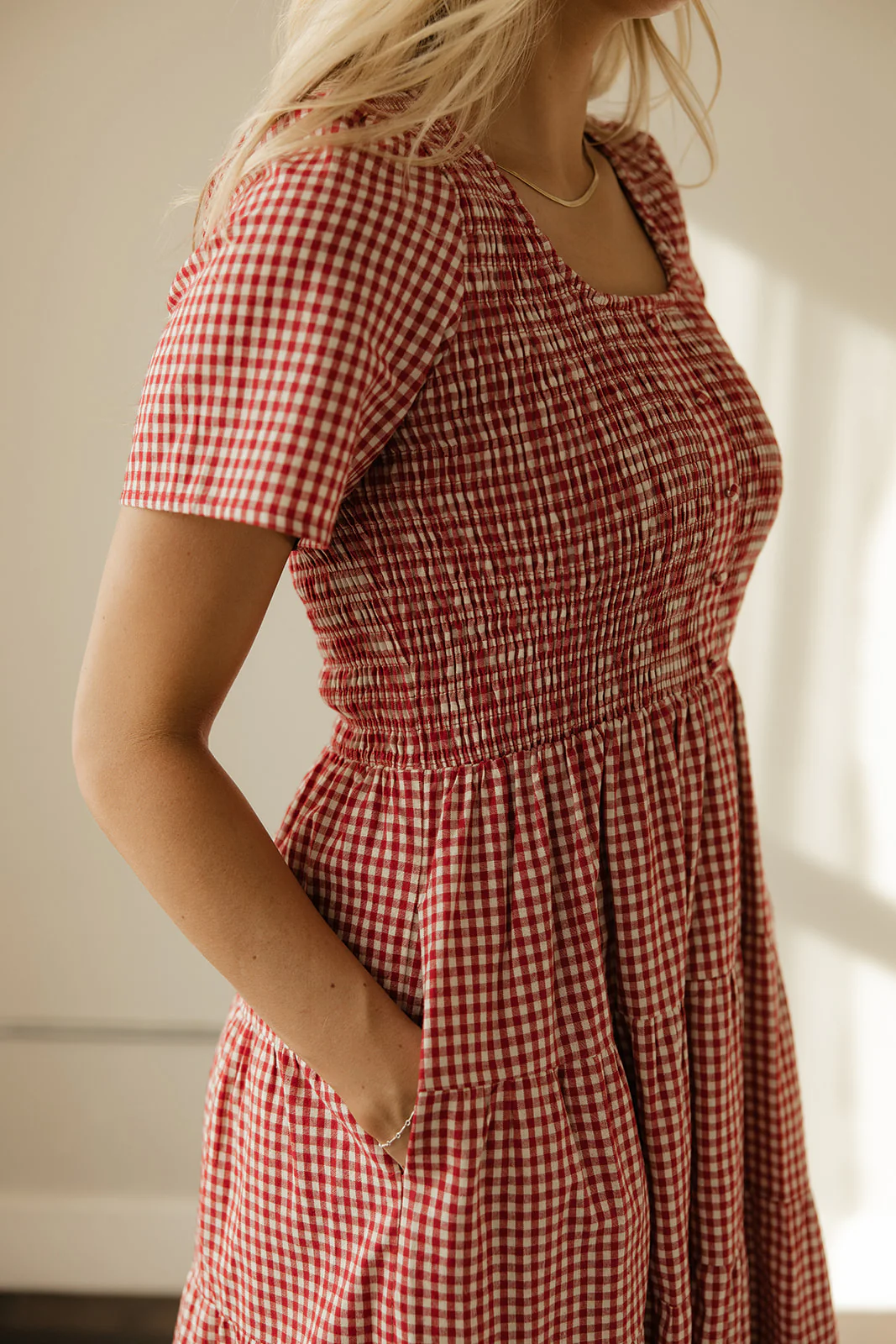 The Ava Mae Gingham Dress - Image 9