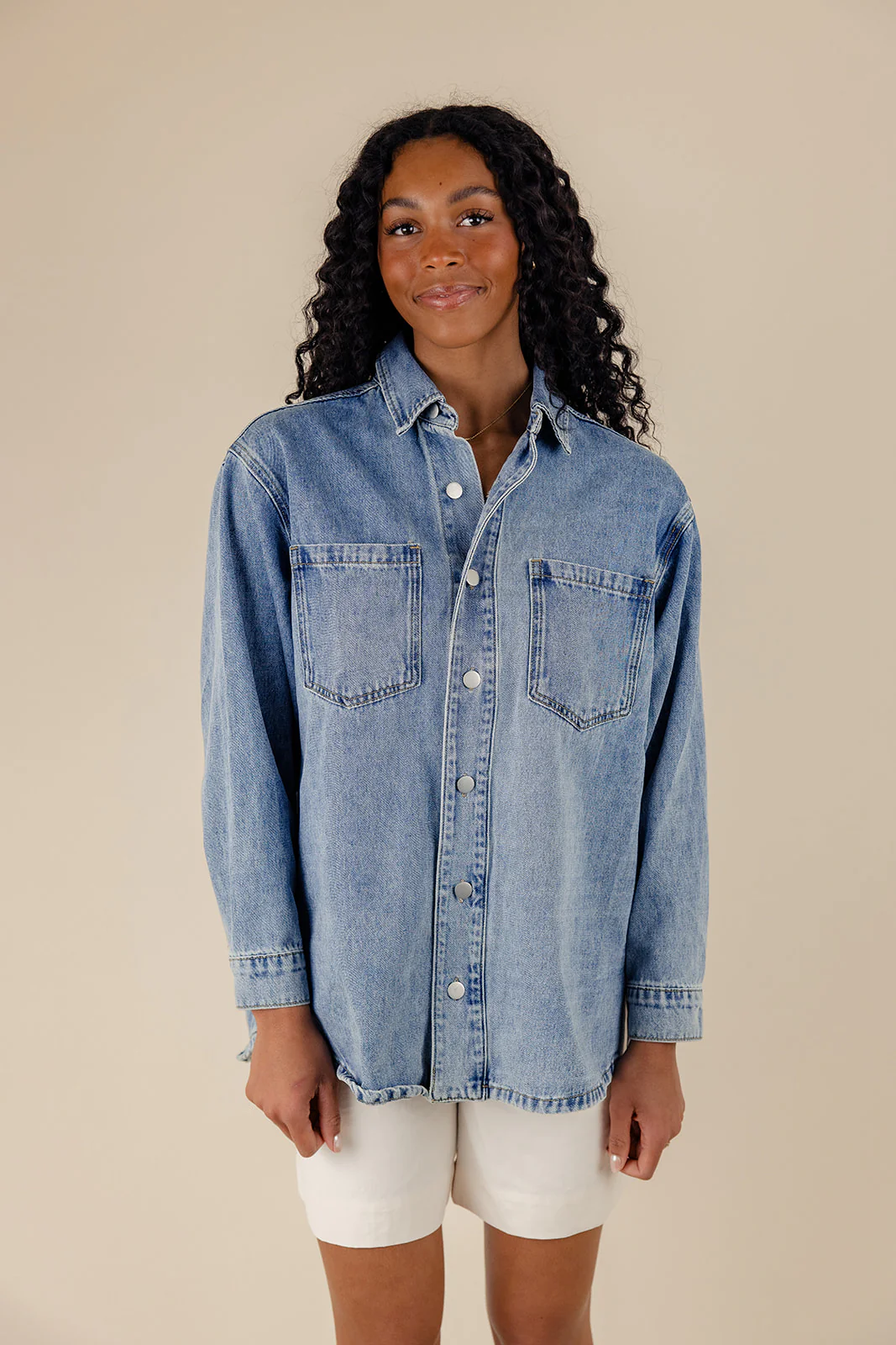 The Best Part Denim Jacket - Image 3