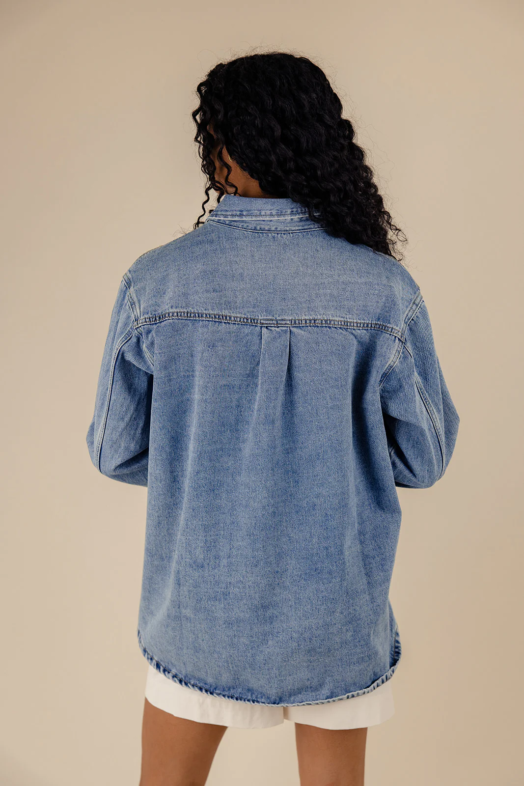 The Best Part Denim Jacket - Image 4