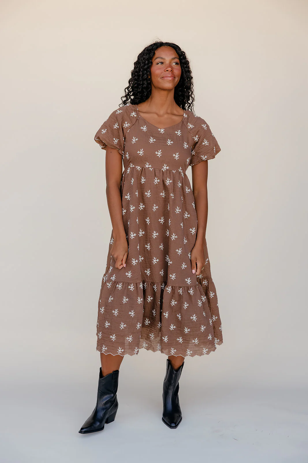 The Bramble Puff Sleeve Dress - Image 4