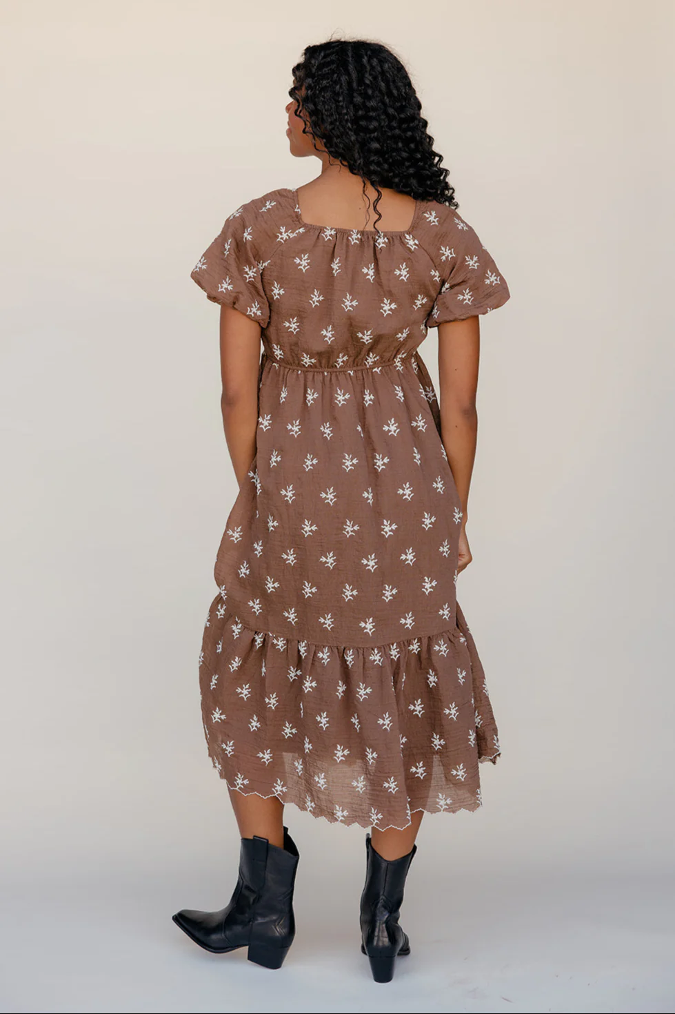 The Bramble Puff Sleeve Dress - Image 5