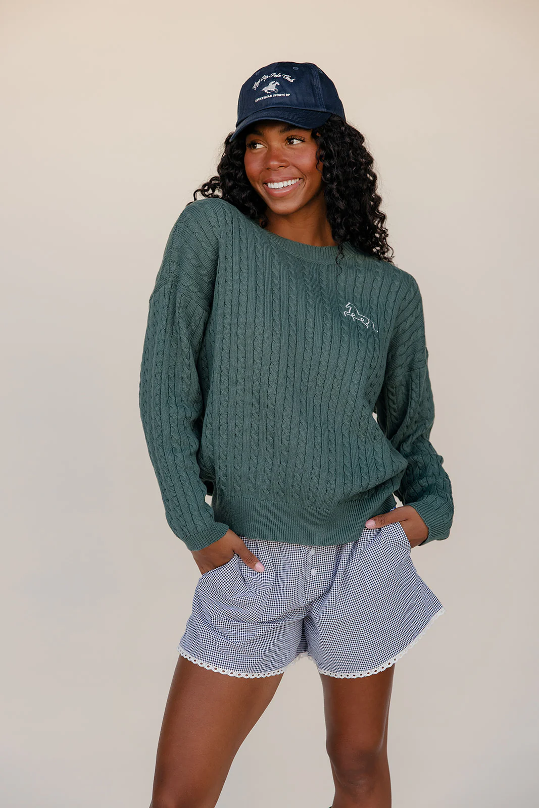 The Stables Cable Knit Sweater - Image 3