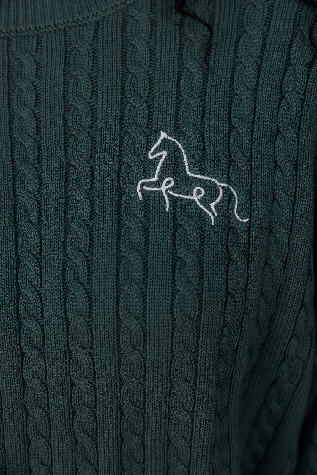 The Stables Cable Knit Sweater - Image 4