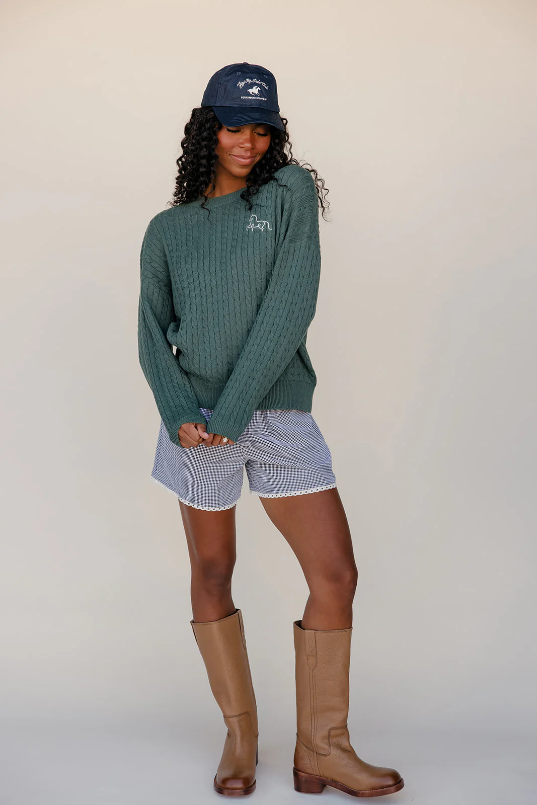 The Stables Cable Knit Sweater - Image 7