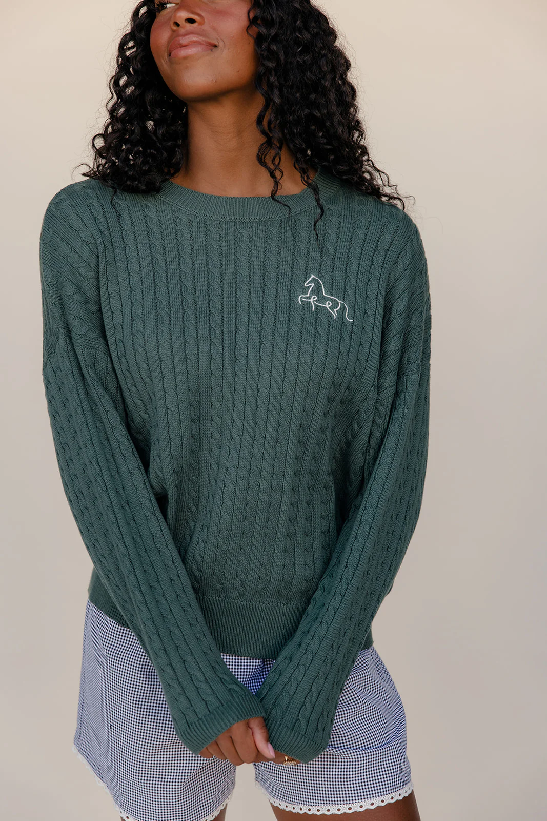 The Stables Cable Knit Sweater - Image 8