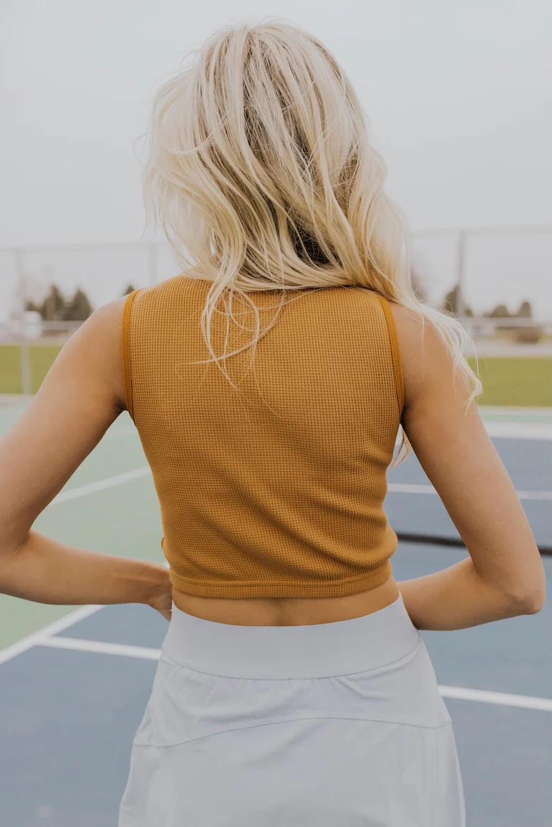 Willow Textured Cropped Tank - Image 40