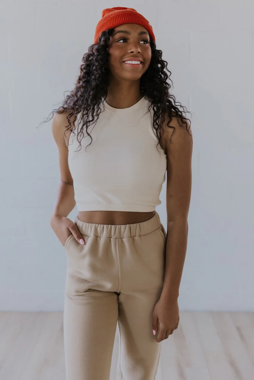 Willow Textured Cropped Tank - Image 48