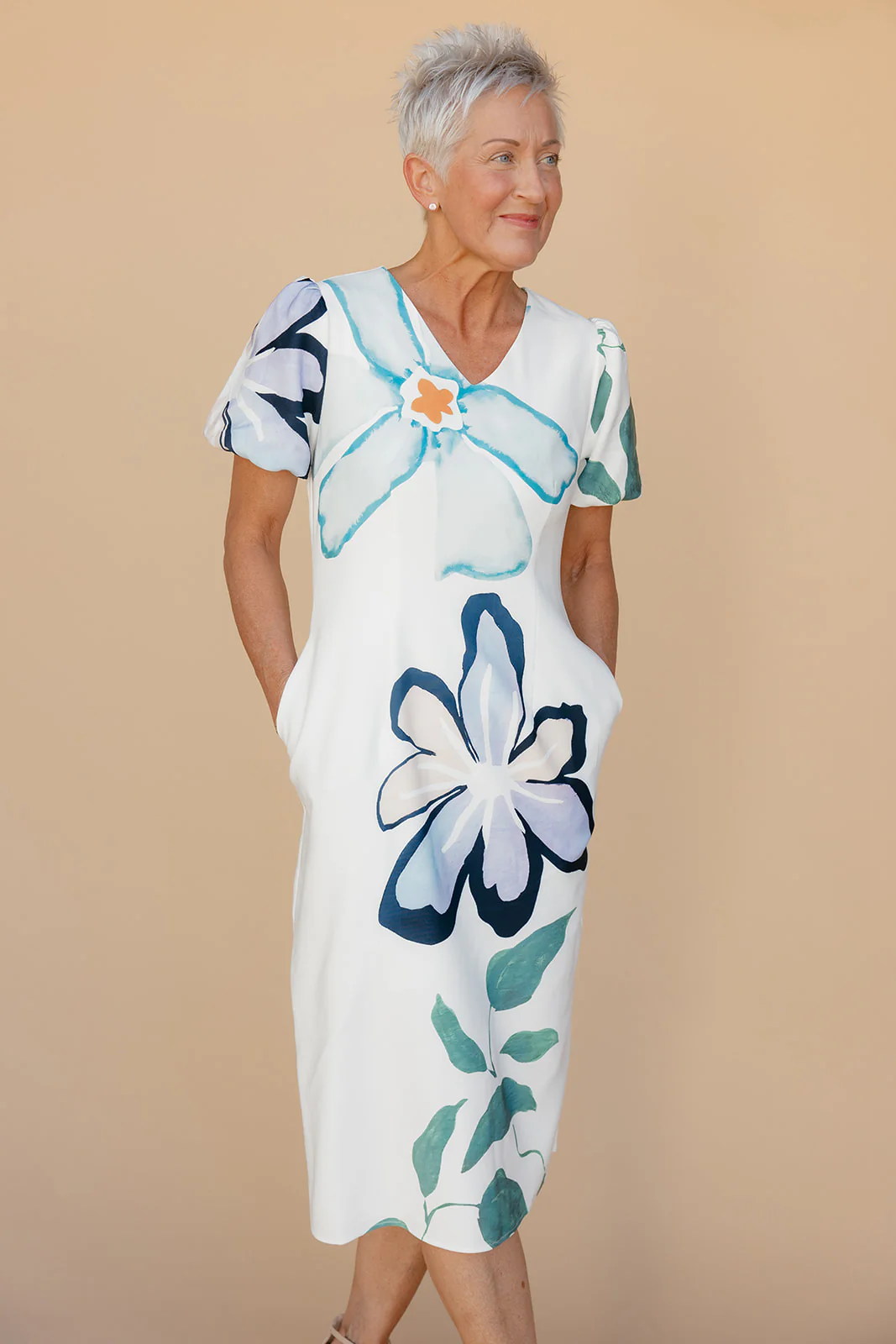 Wish You Were Mine Floral Dress - Image 13