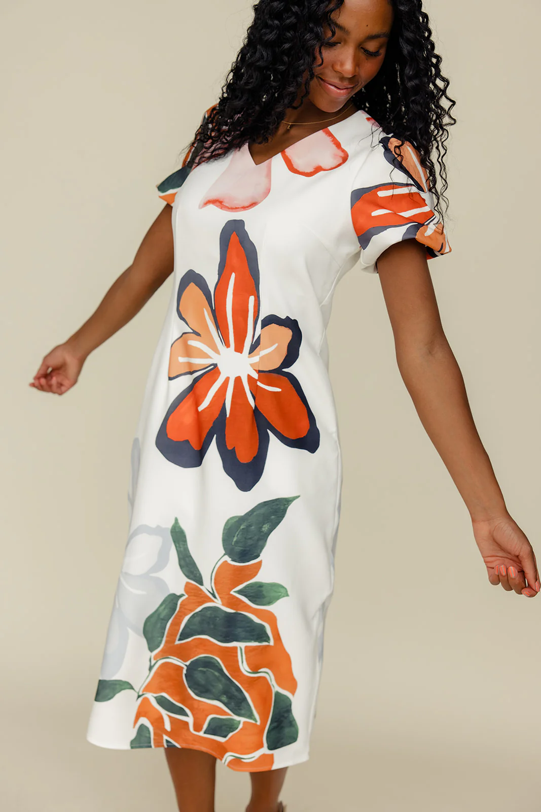 Wish You Were Mine Floral Dress - Image 3