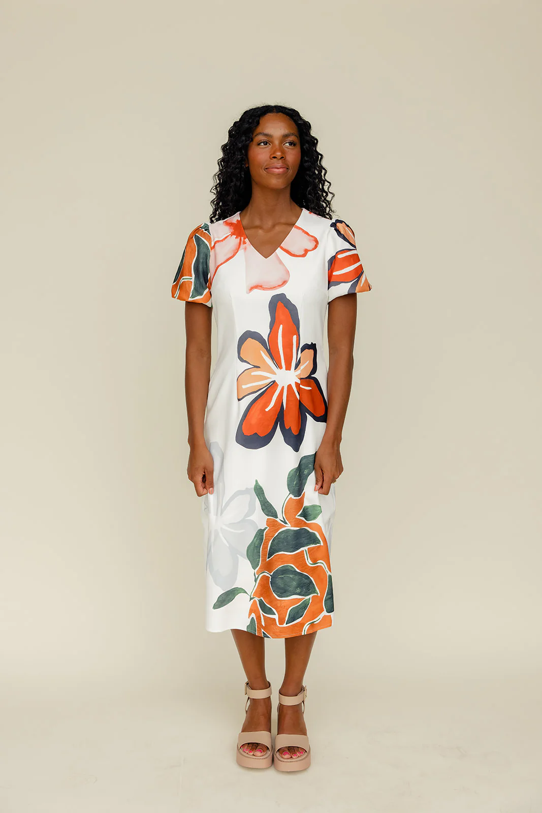 Wish You Were Mine Floral Dress - Image 6