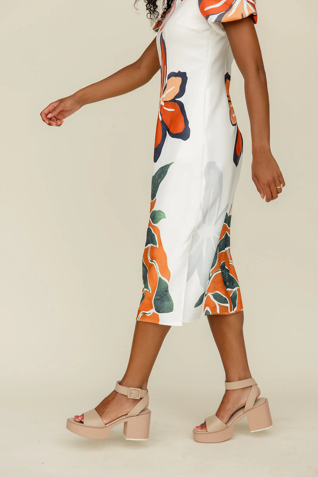 Wish You Were Mine Floral Dress - Image 8