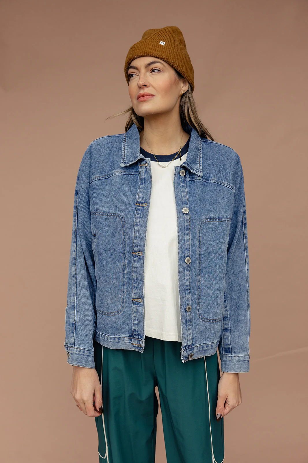 You’re Doing Fine Denim Jacket - Image 11