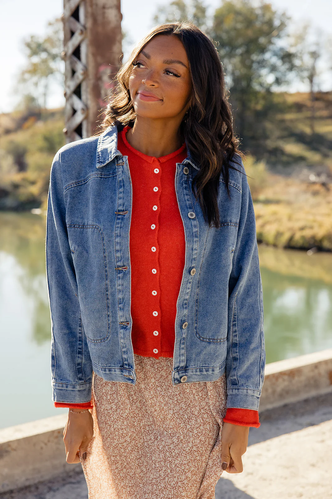 You’re Doing Fine Denim Jacket - Image 3