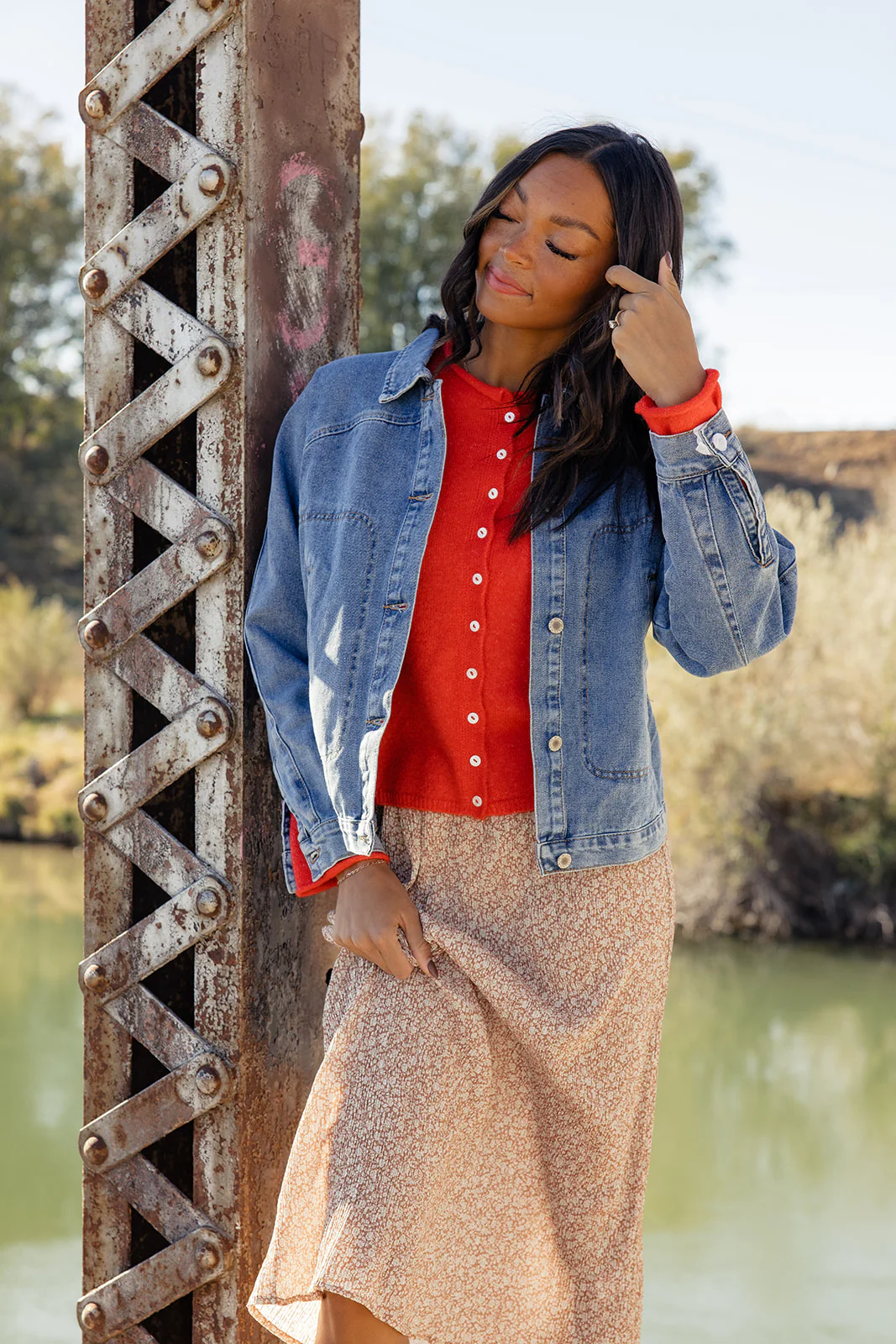 You’re Doing Fine Denim Jacket - Image 7